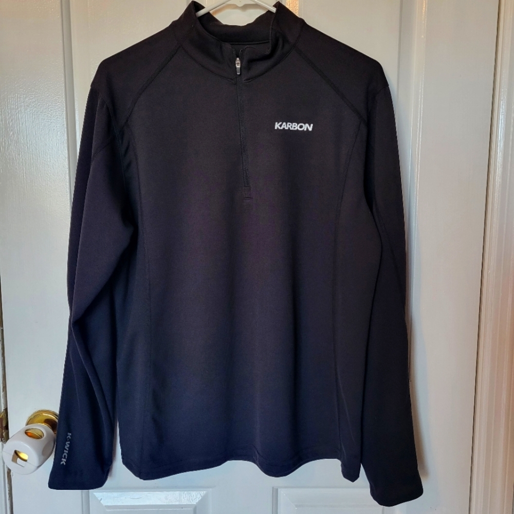 Men's Karbon black pullover.condition. NWOT